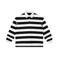 Colour Block Stripe Polo Shirt