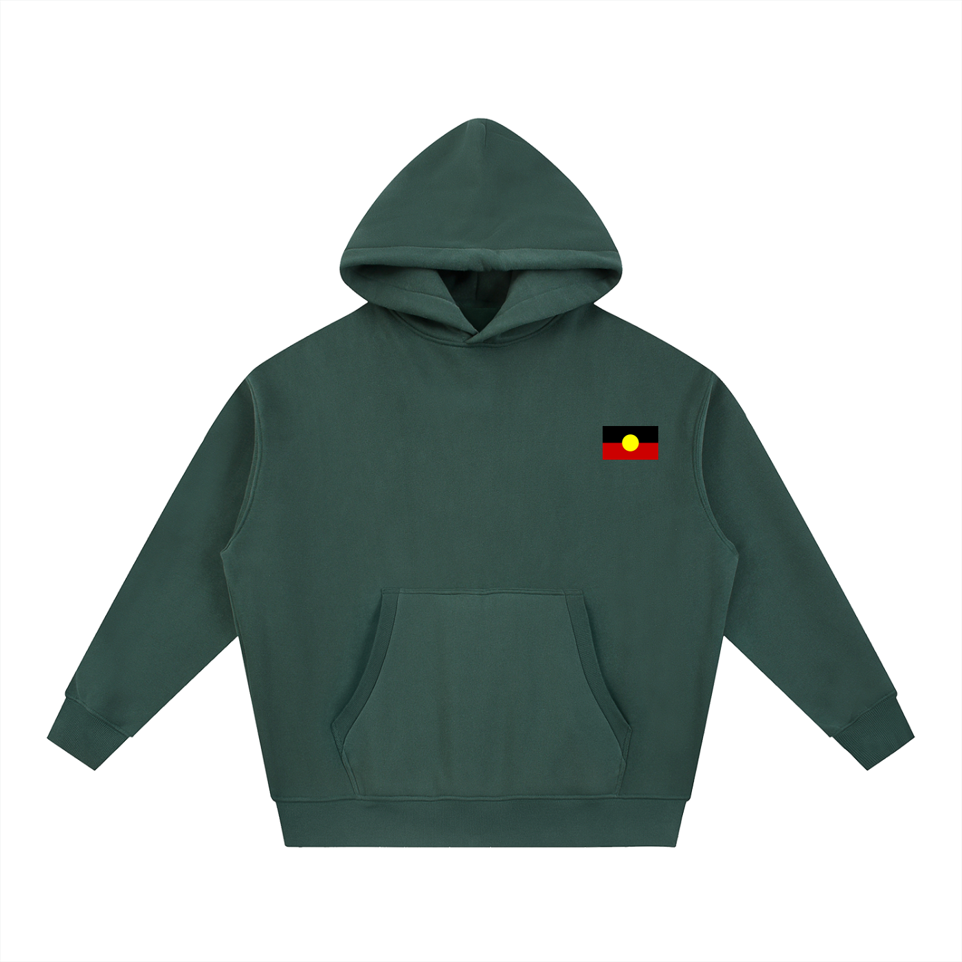 NEVER CEDED Thick Fit Fleece Hoodie