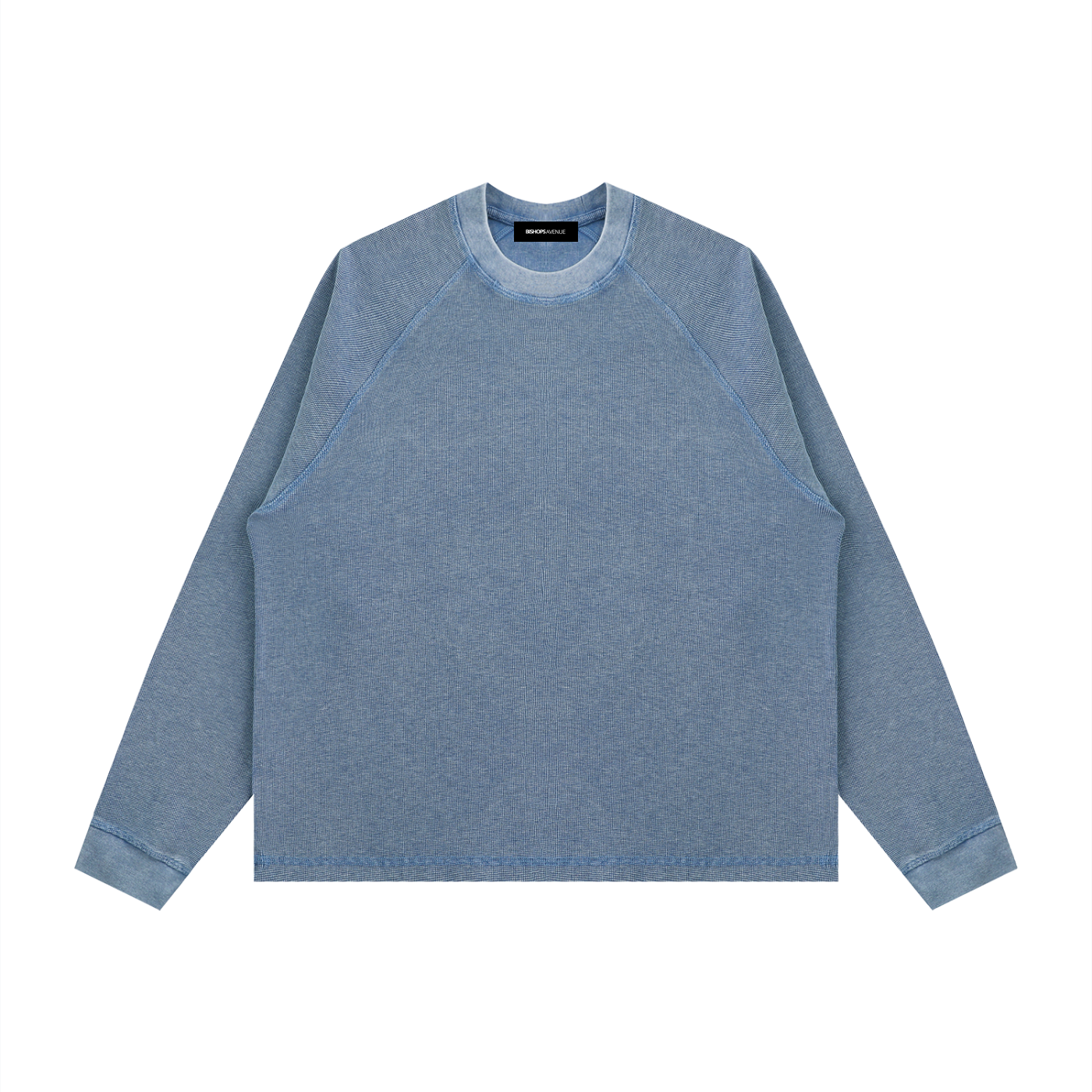 Natty Unisex Vintage Wash Boxy  Waffle T-Shirt