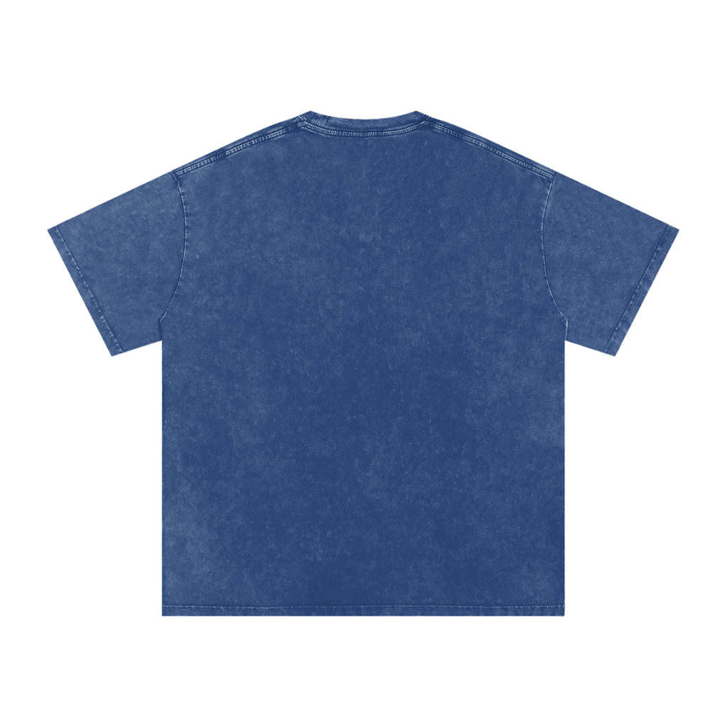 NEVER CEDED - BASE Snow Washed Oversized Cotton T-Shirt