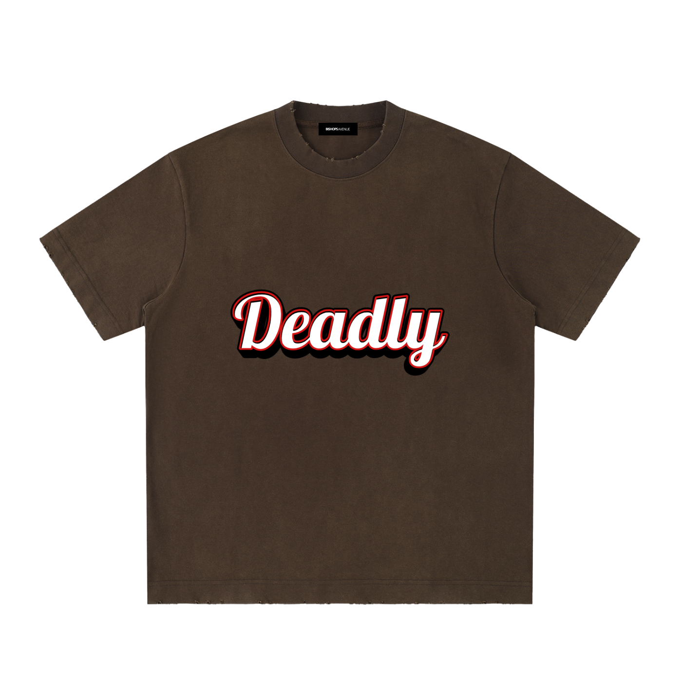 Heavyweight Vintage Washed Frayed T-Shirt