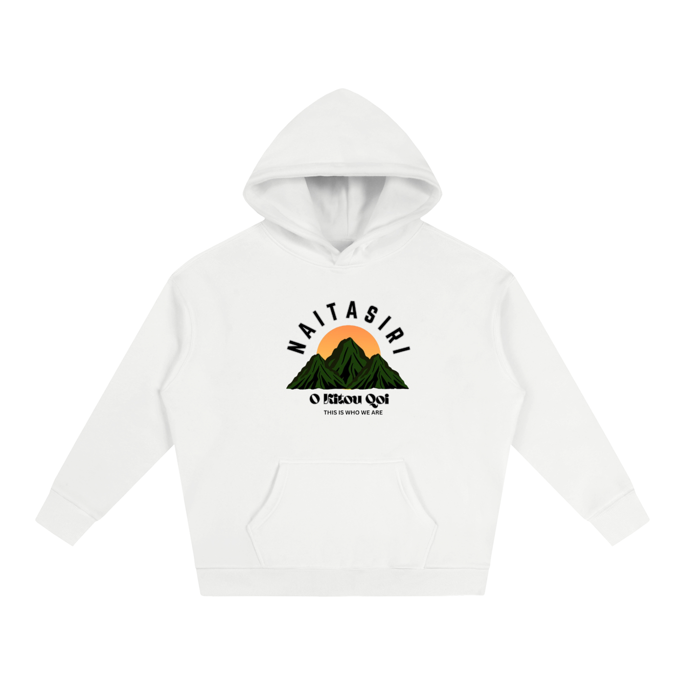 O Kitou Qoi - Naitasiri Oversize Fleeced Hoodie
