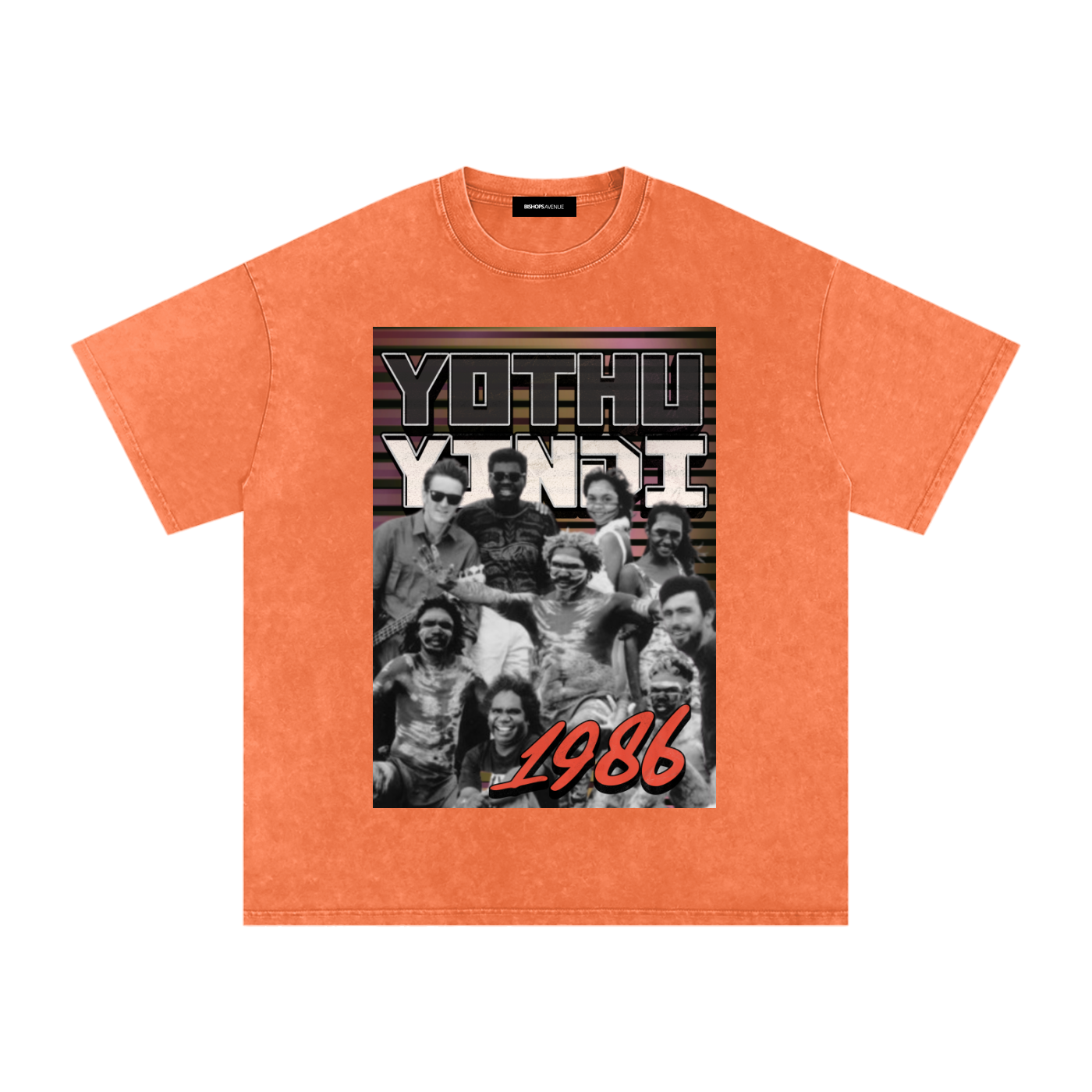 Yothu Yindi Snow Washed Oversized Cotton T-Shirt