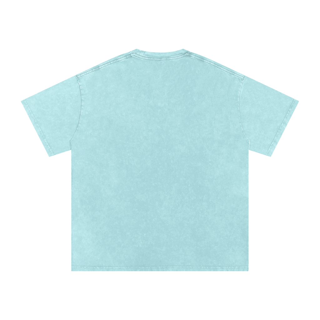 sovereignty - NEVER CEDED -Snow Washed Oversized Cotton T-Shirt