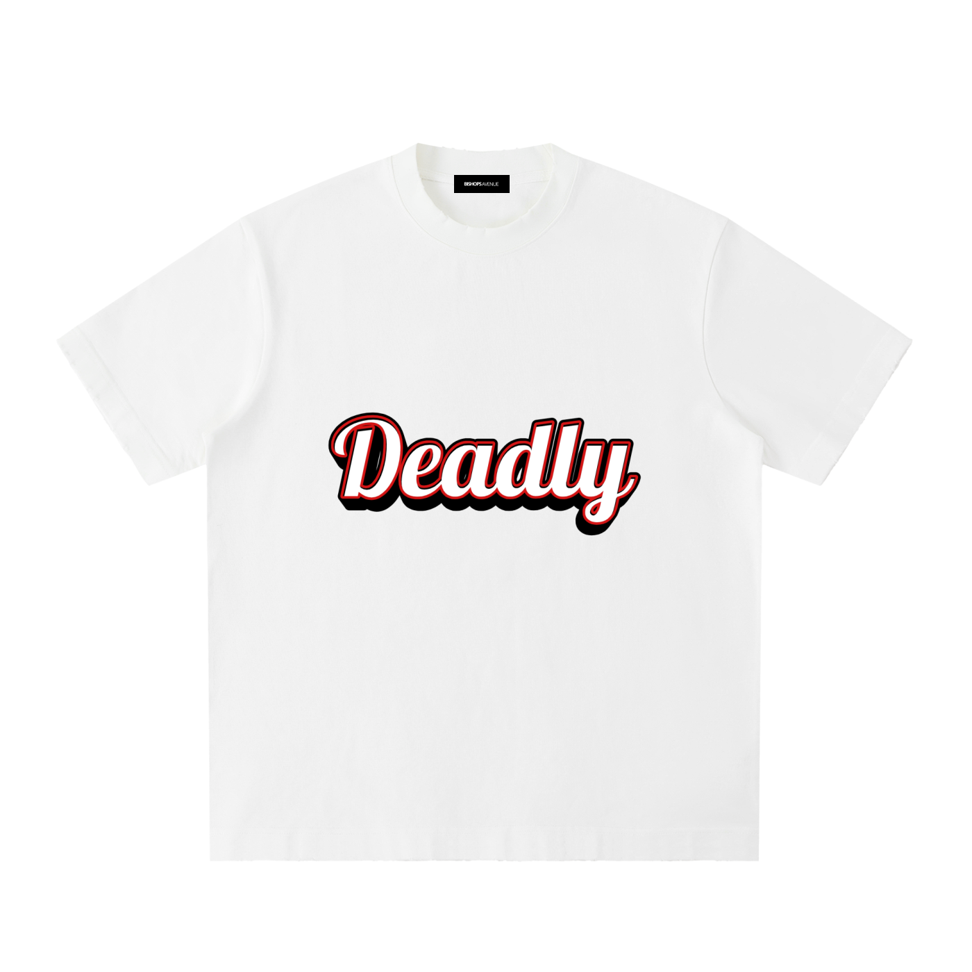 Heavyweight Vintage Washed Frayed T-Shirt