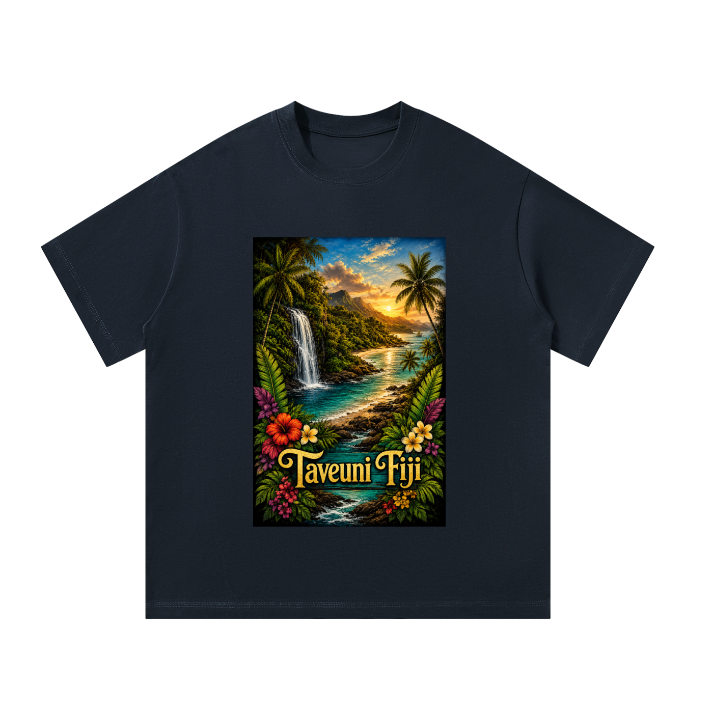 Taveuni Landscape Unisex Oversized T-Shirt