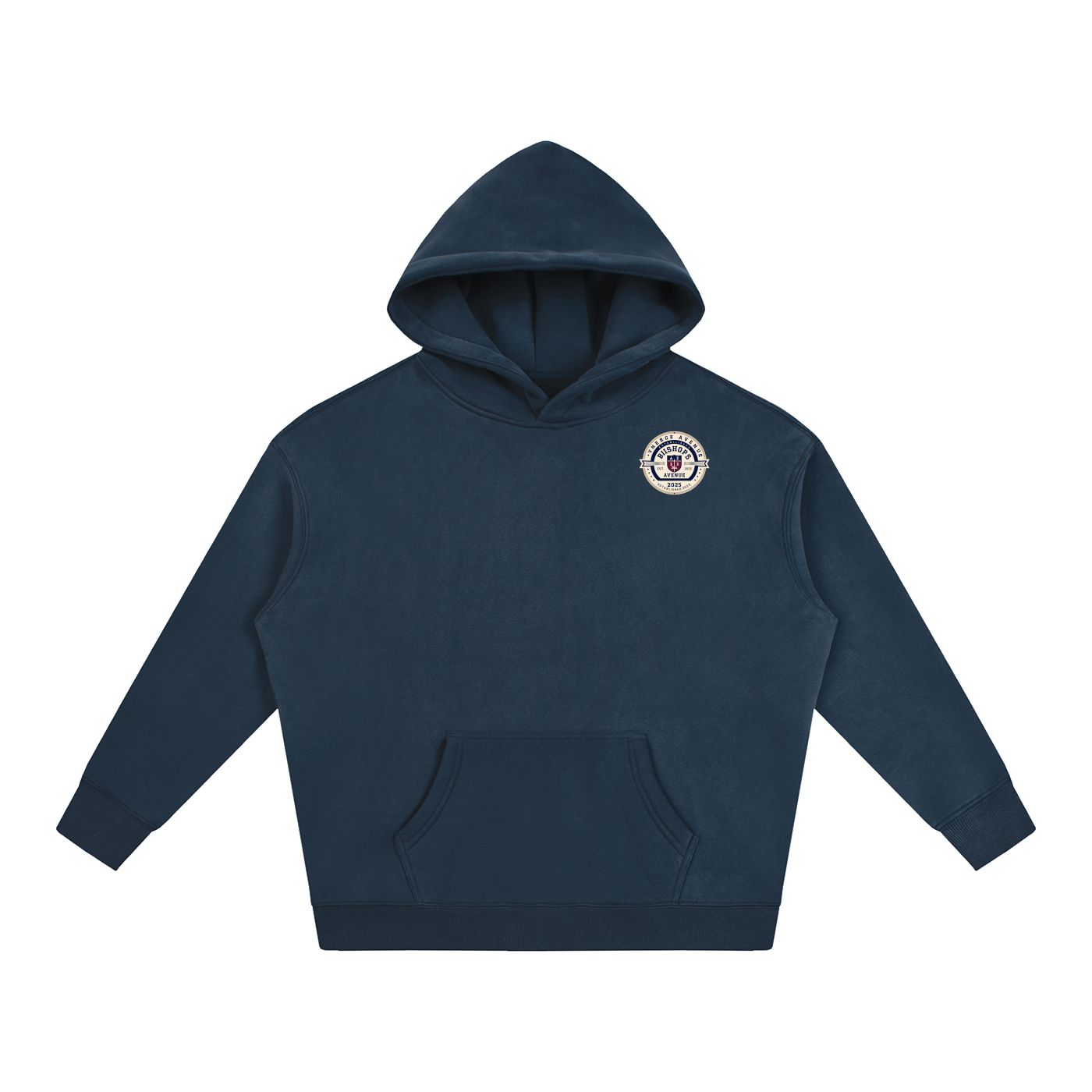 Bishops Uni Badge Oversize Fleeced Hoodie