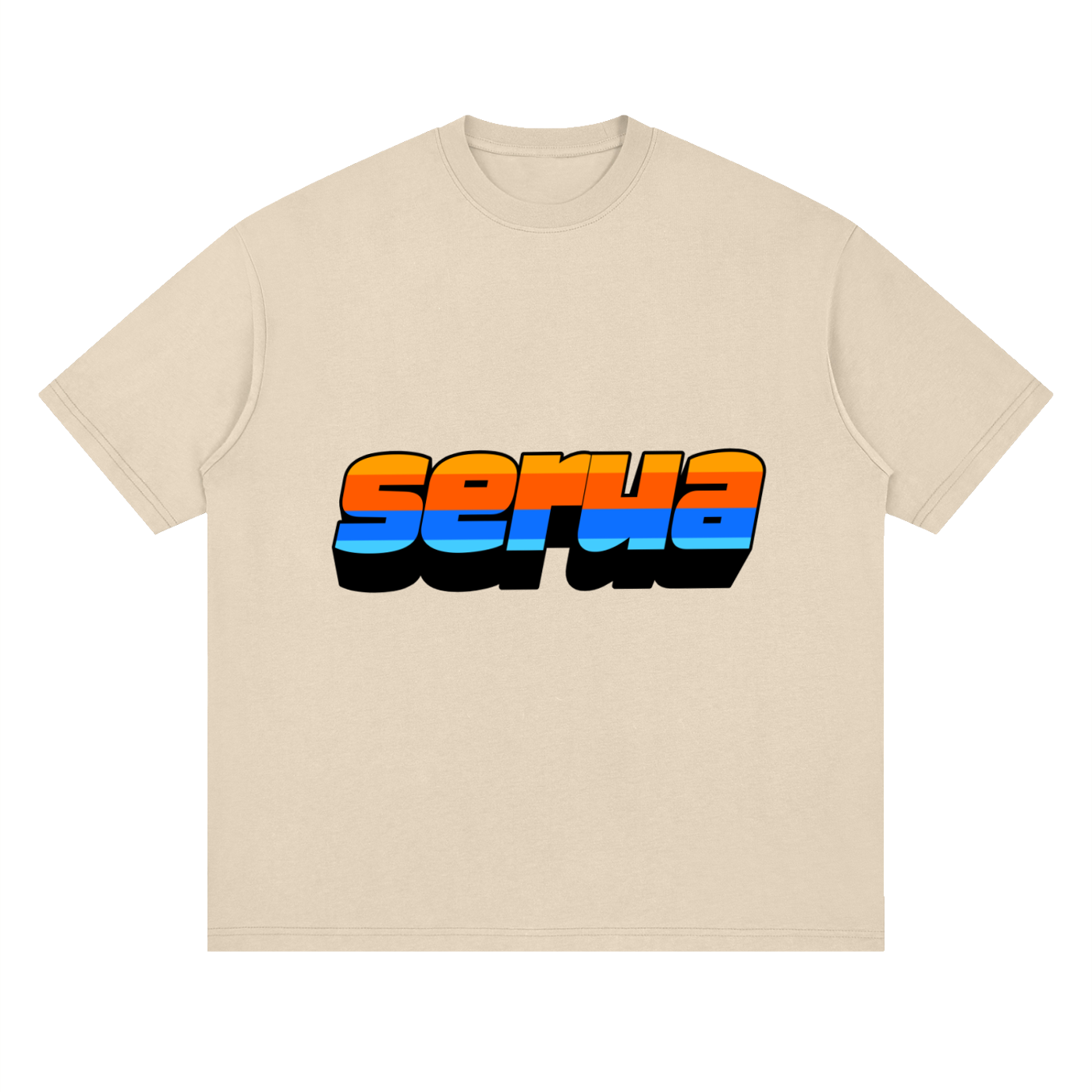 SERUA -PROVINCIAL Loose Drop Shoulder T-Shirt