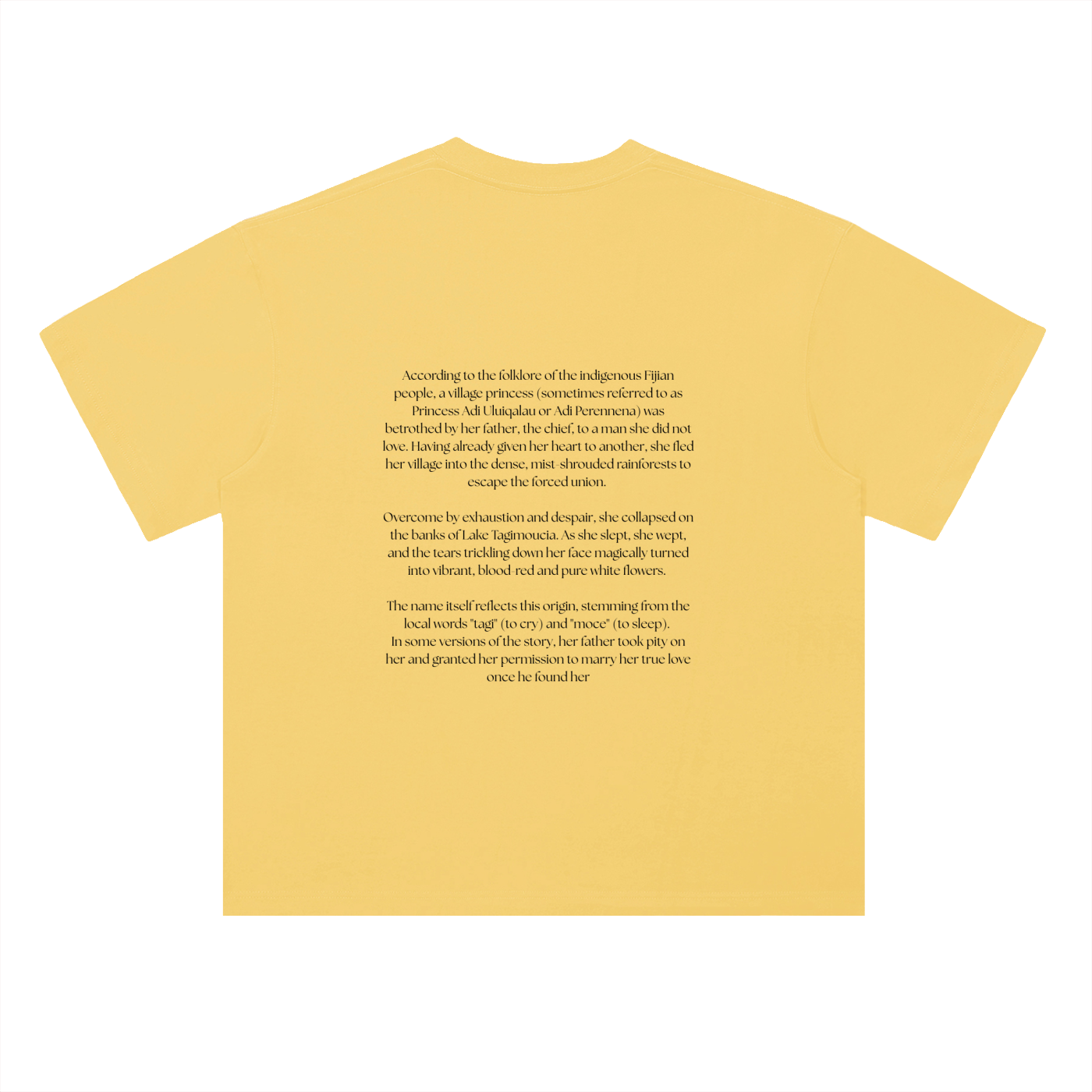 TAGIMOUCIA Heavyweight Drop Shoulder Cotton T-Shirt