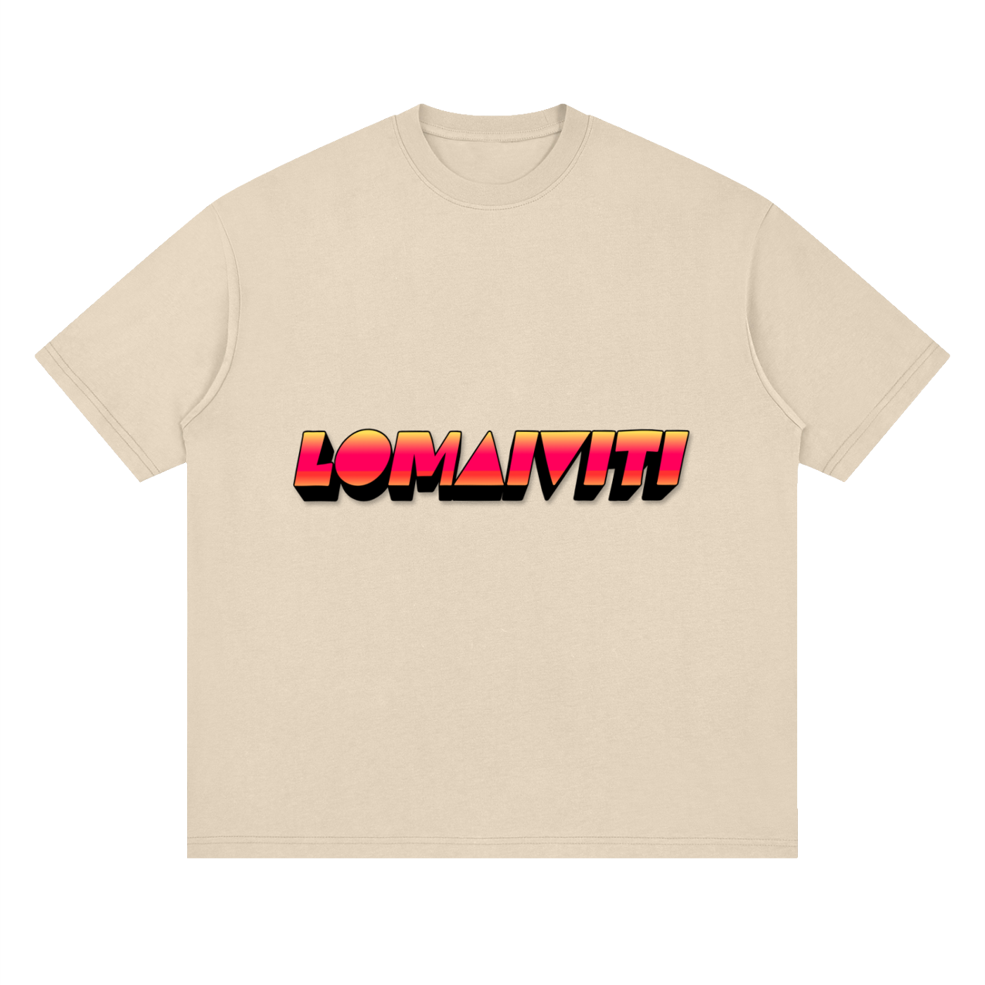 LOMAIVITI - PRONVINCIAL - Streetwear Loose Drop Shoulder T-Shirt