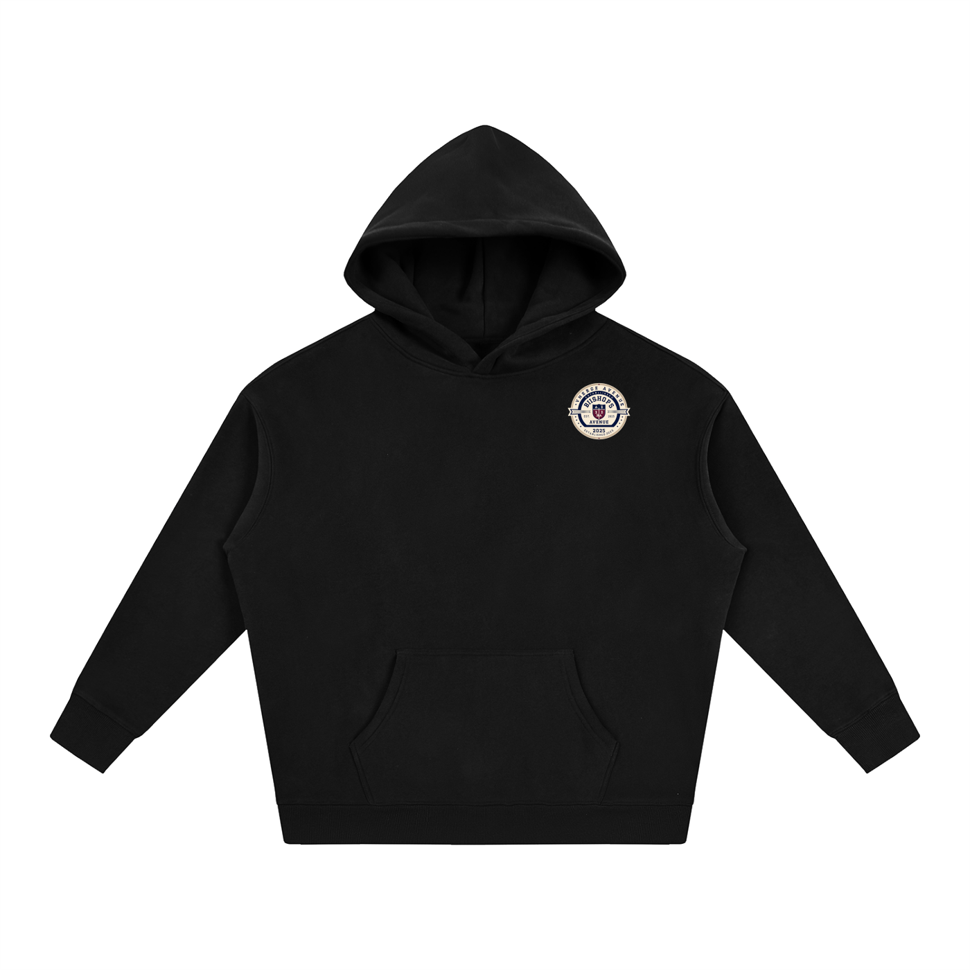 Bishops Uni Badge Oversize Fleeced Hoodie