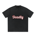 Heavyweight Vintage Washed Frayed T-Shirt