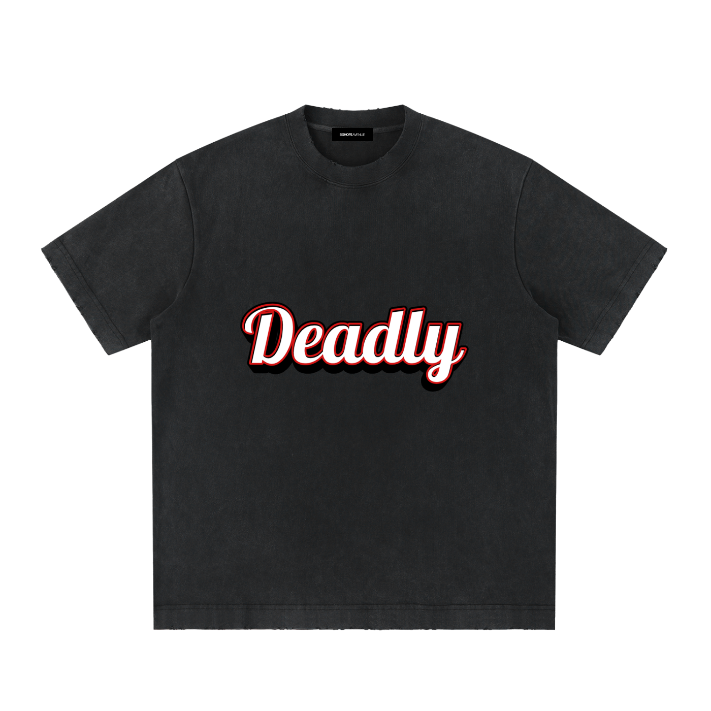 Heavyweight Vintage Washed Frayed T-Shirt