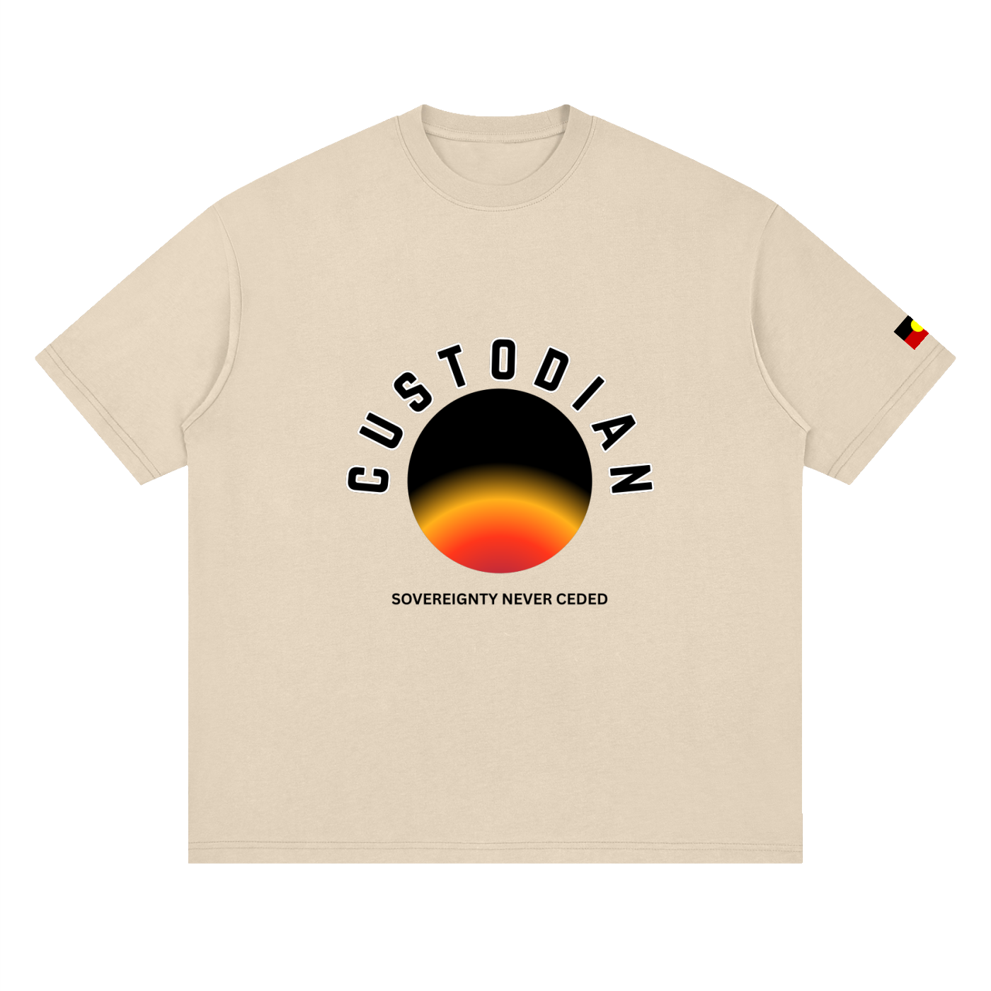 Custodian - Aboriginal - Streetwear Loose Drop Shoulder T-Shirt