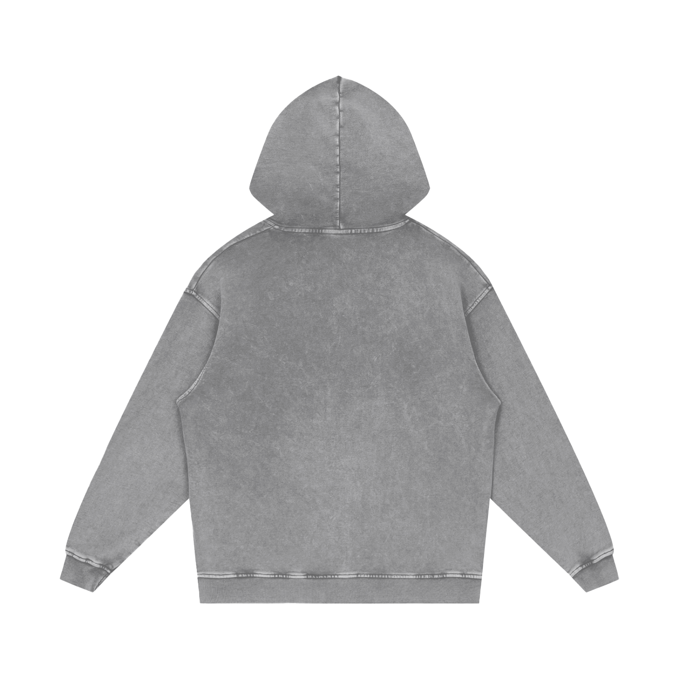 Snow Washed Loose Cotton Hoodie 420