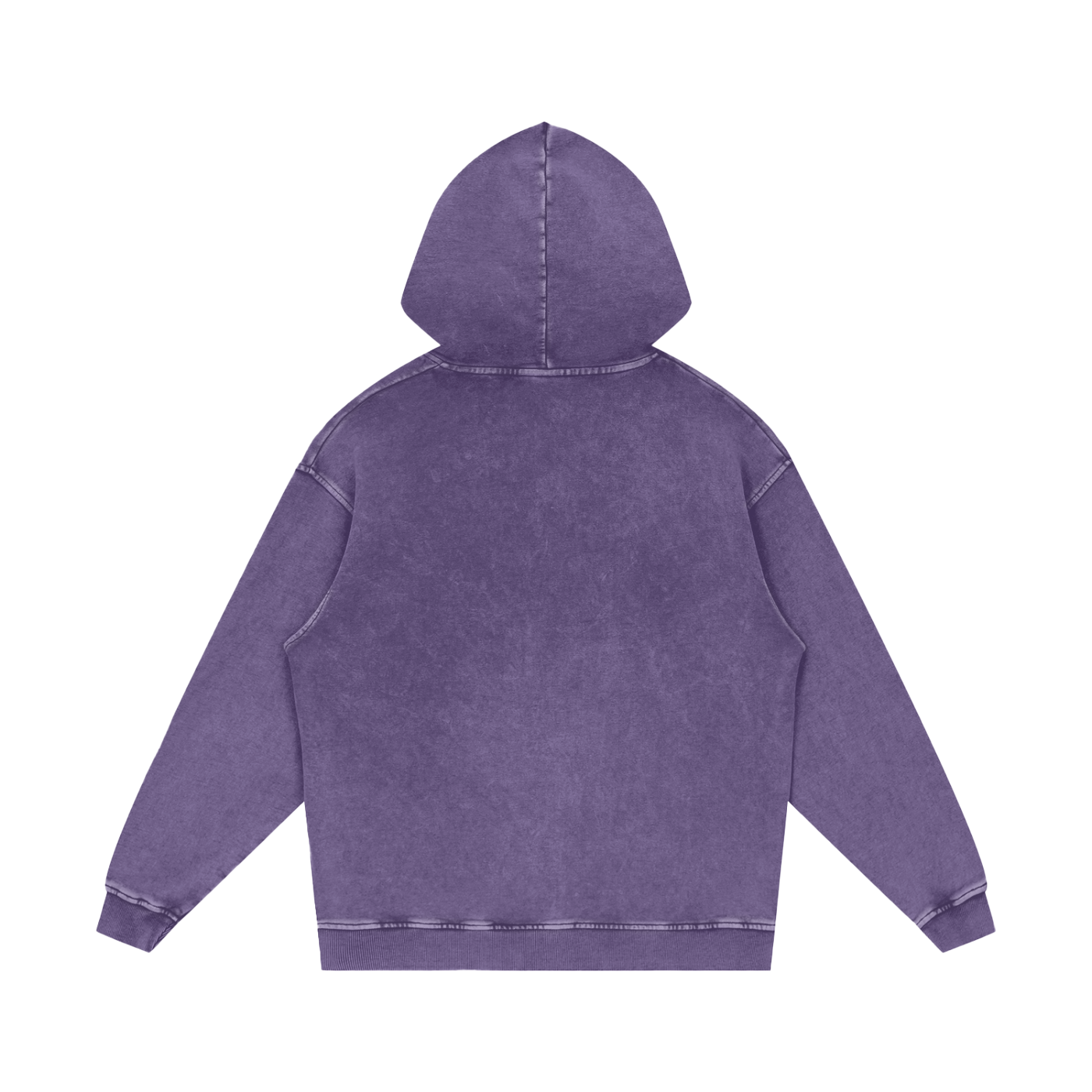 Snow Washed Loose Cotton Hoodie 420