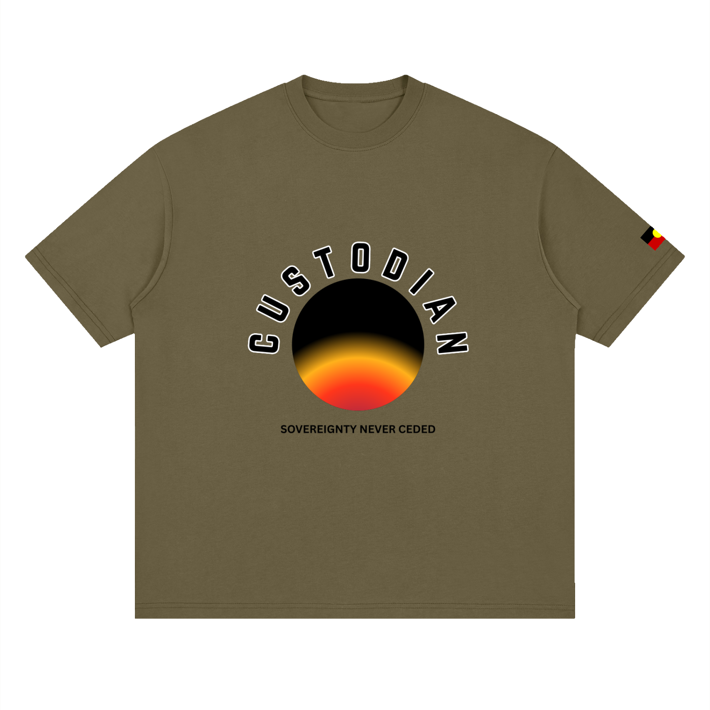 Custodian - Aboriginal - Streetwear Loose Drop Shoulder T-Shirt