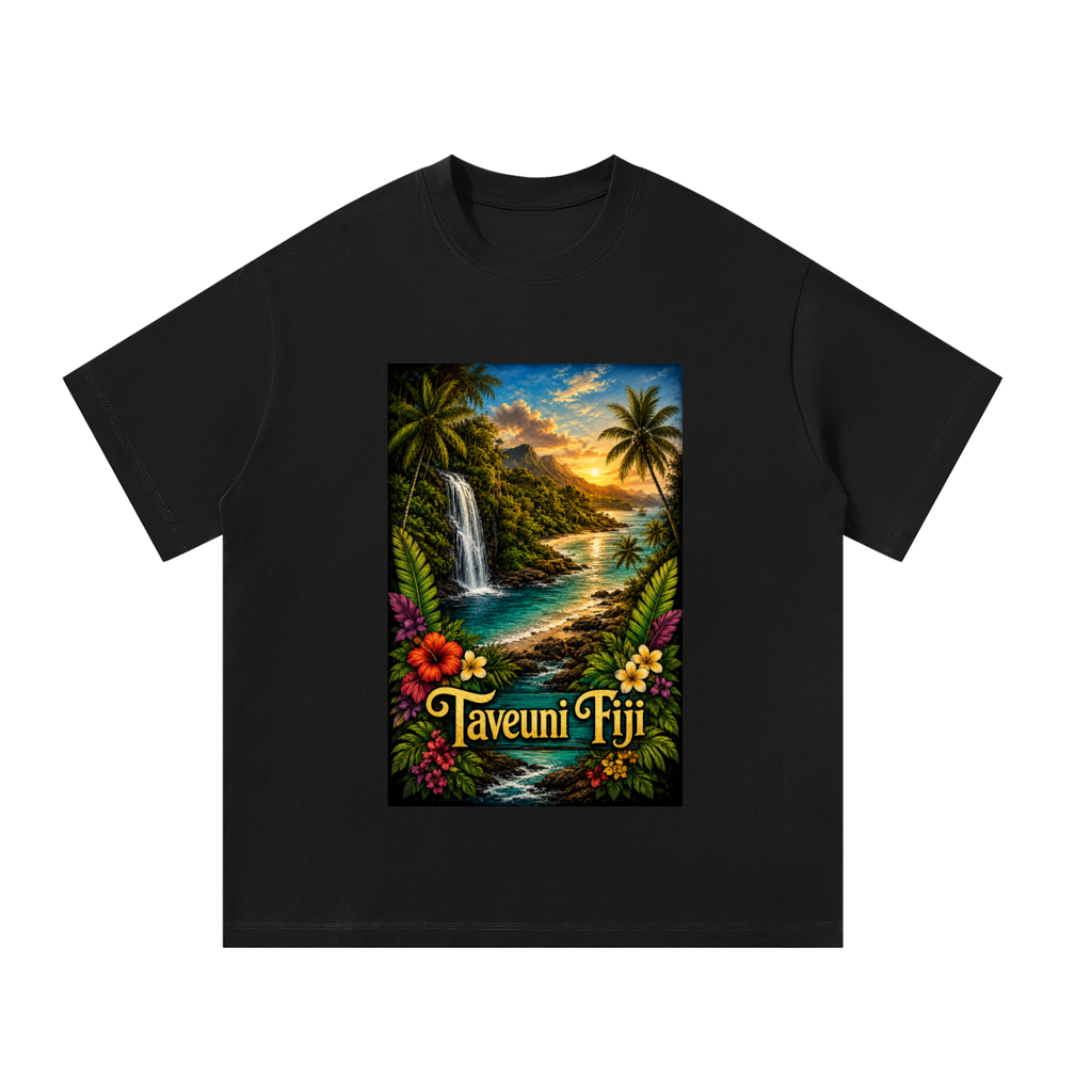 Taveuni Landscape Unisex Oversized T-Shirt