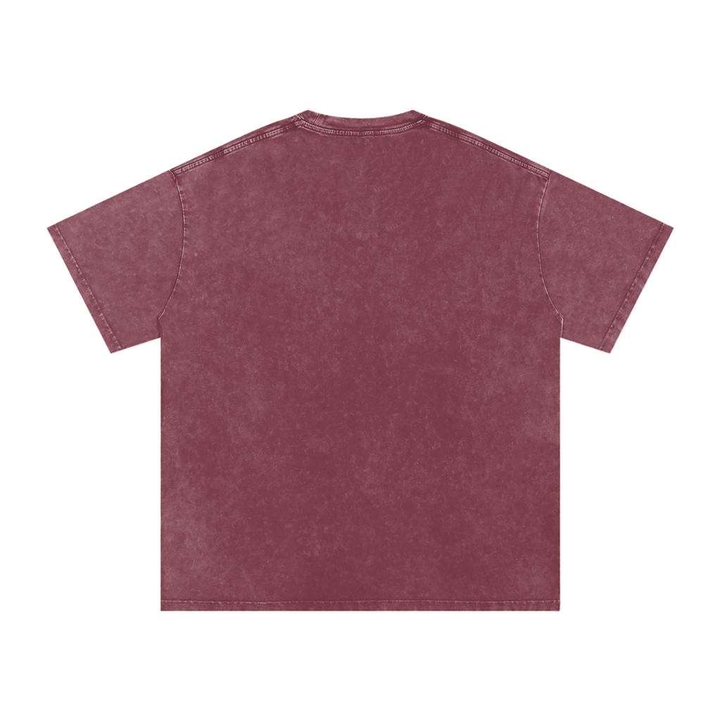 NEVER CEDED - BASE Snow Washed Oversized Cotton T-Shirt