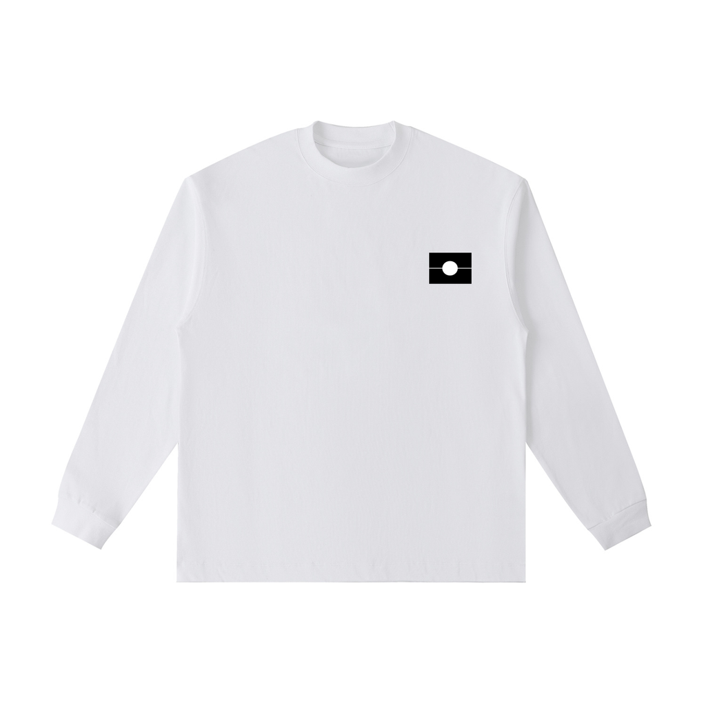 YURA Monochrome Essential Cotton Long Sleeve T-Shirt