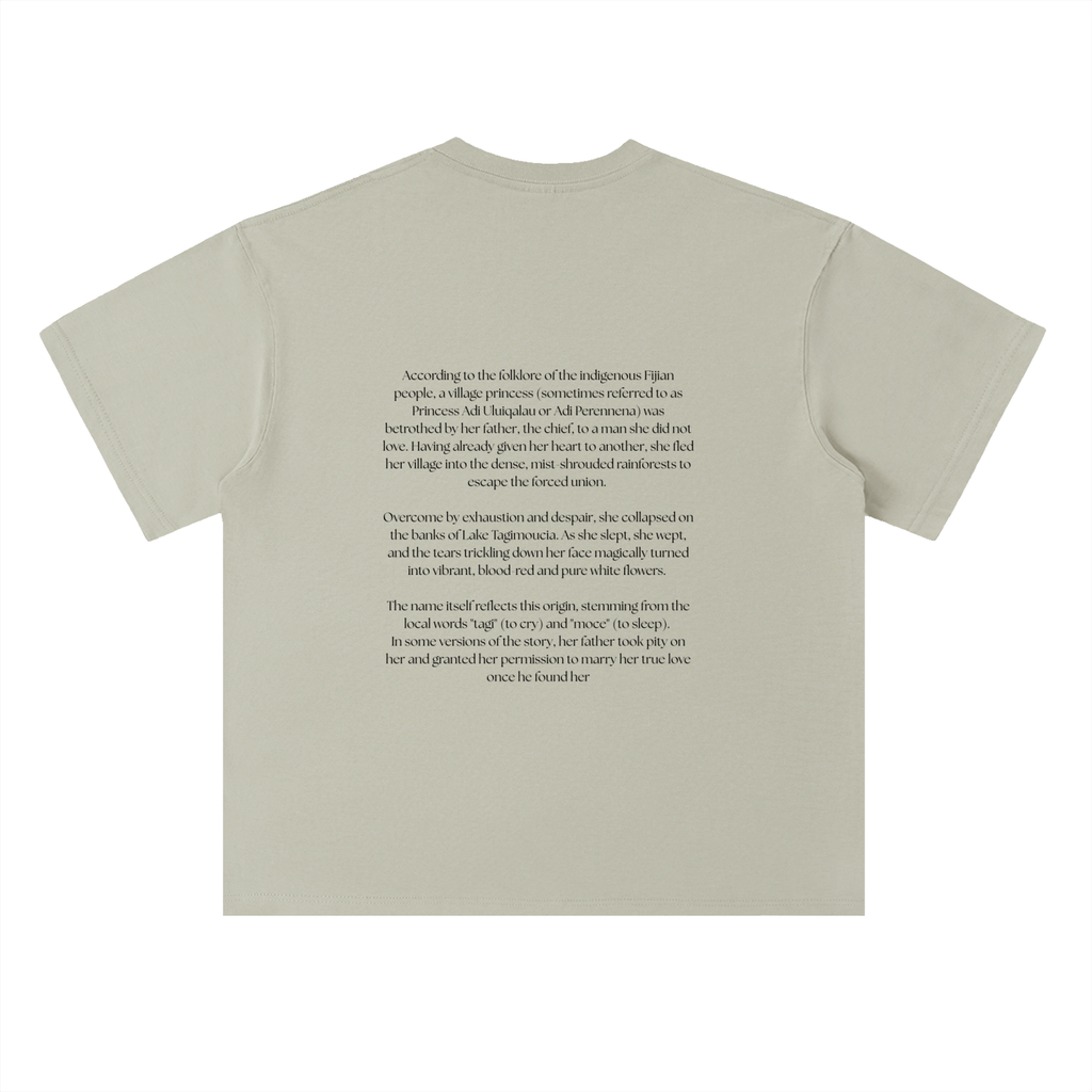 TAGIMOUCIA Heavyweight Drop Shoulder Cotton T-Shirt