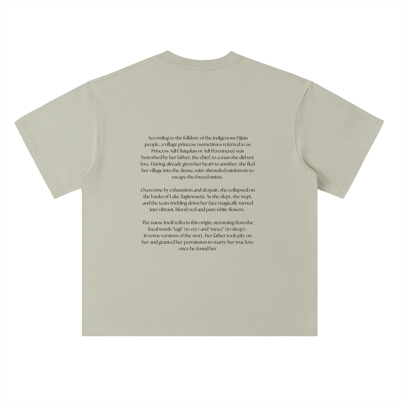 TAGIMOUCIA Heavyweight Drop Shoulder Cotton T-Shirt