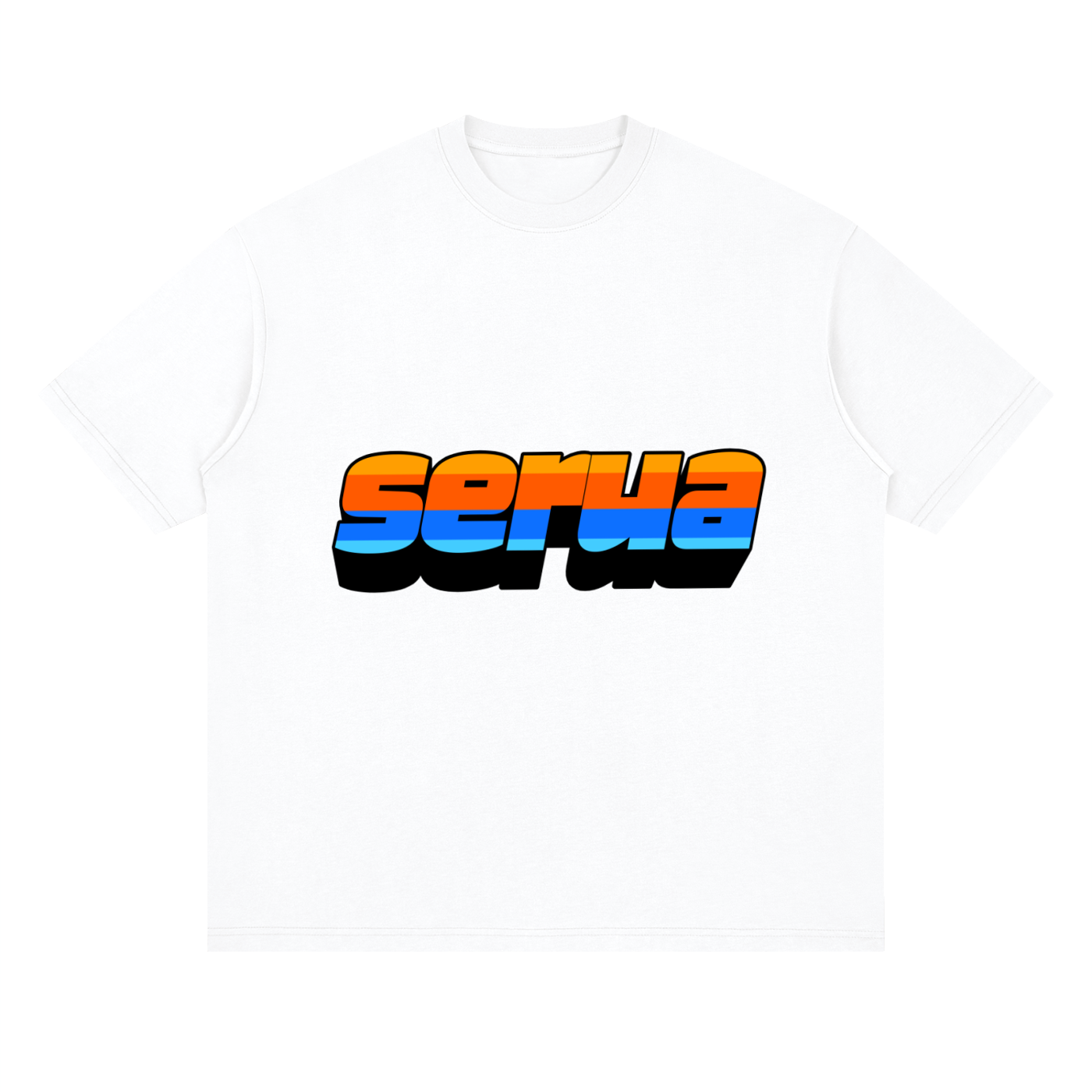 SERUA -PROVINCIAL Loose Drop Shoulder T-Shirt