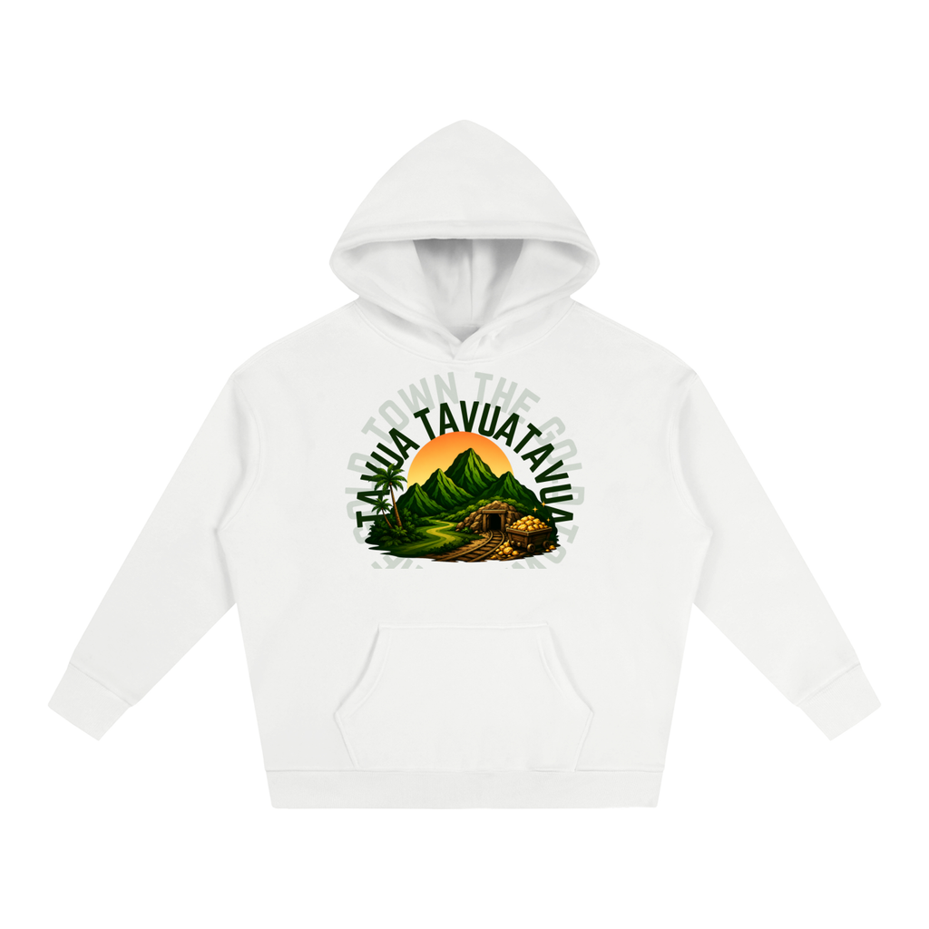 The Golden City Oversize Fleeced Hoodie