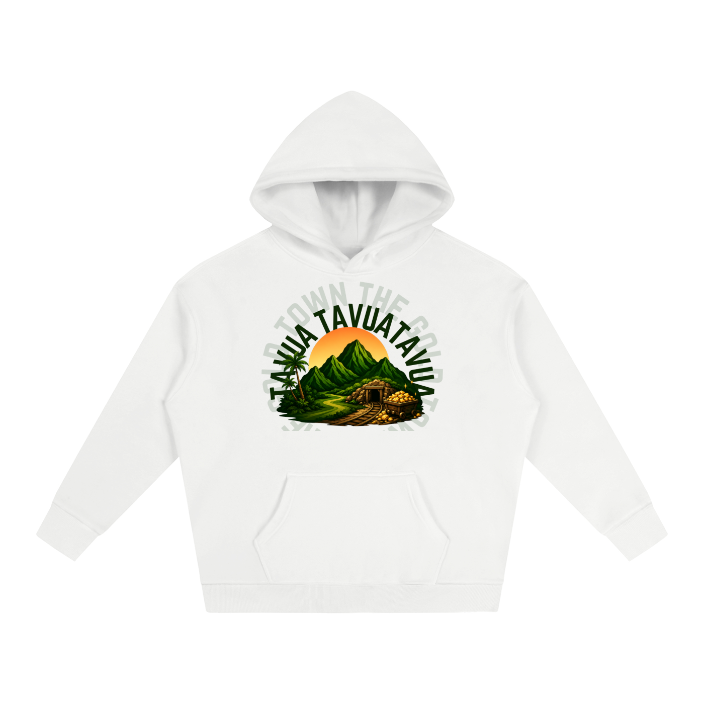 The Golden City Oversize Fleeced Hoodie