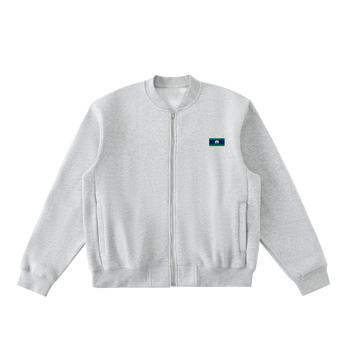 Torres Strait Essential Zip-Up Fleeced Varsity Jacket
