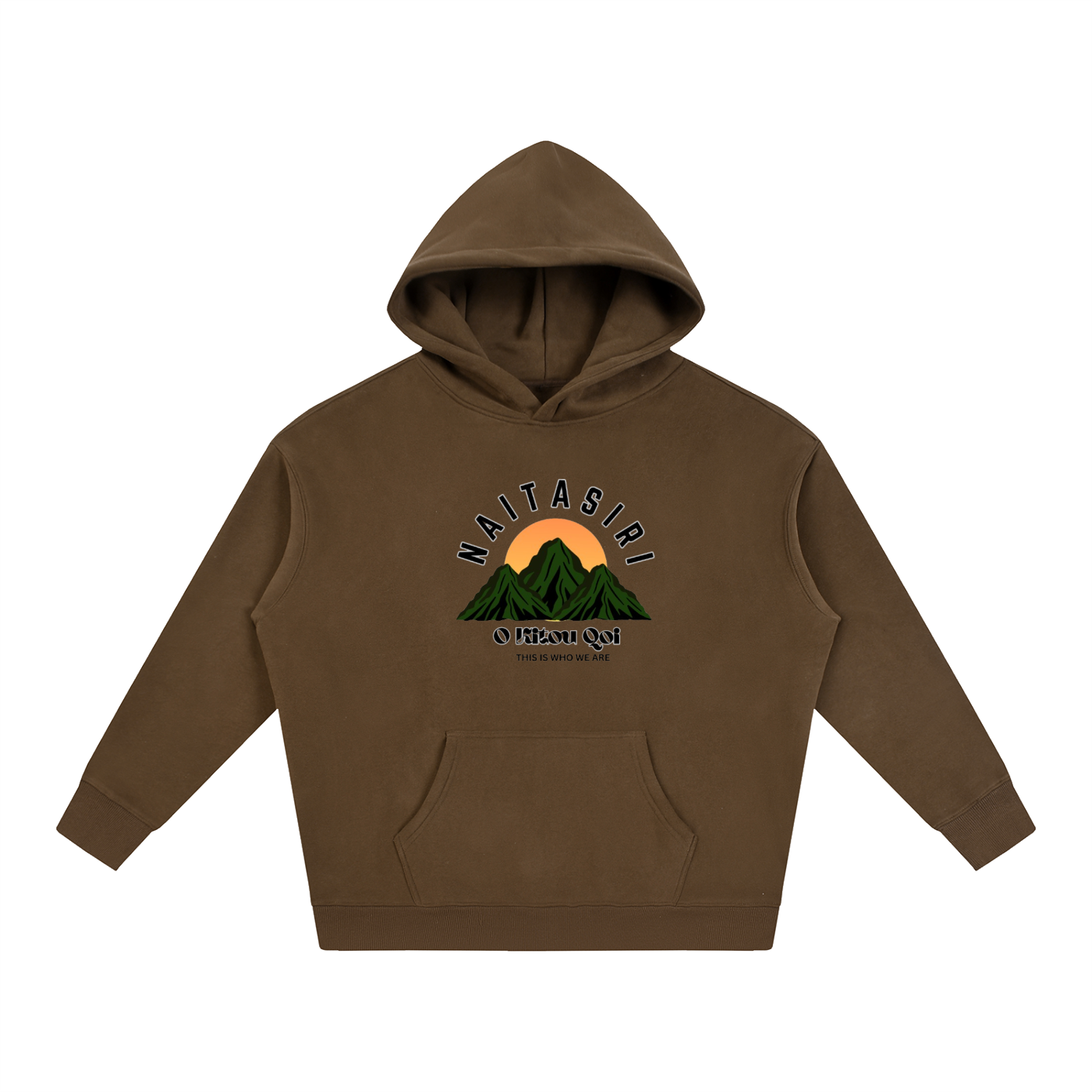 O Kitou Qoi - Naitasiri Oversize Fleeced Hoodie