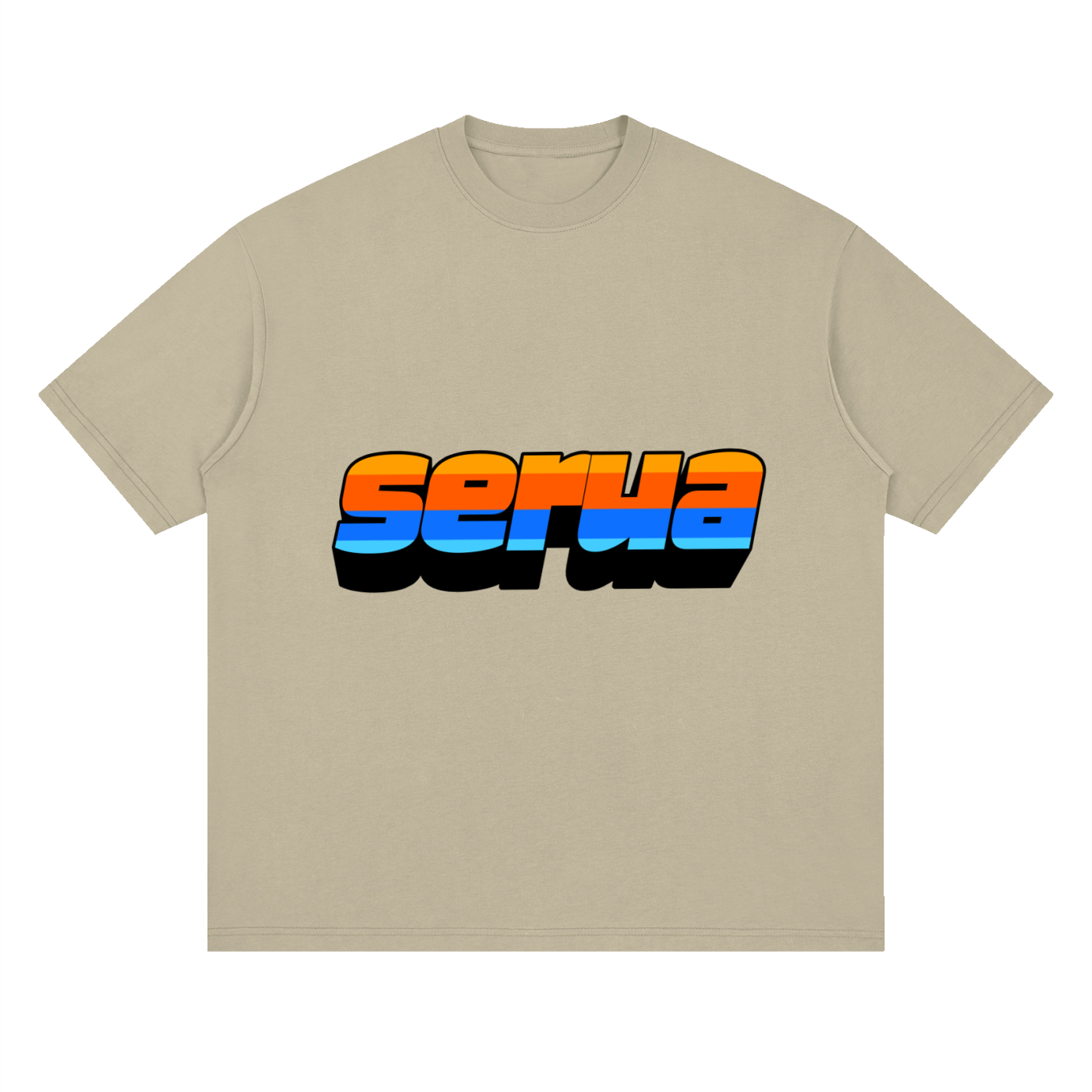SERUA -PROVINCIAL Loose Drop Shoulder T-Shirt