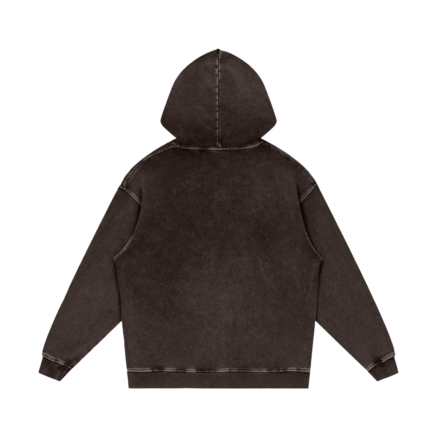 Snow Washed Loose Cotton Hoodie 420