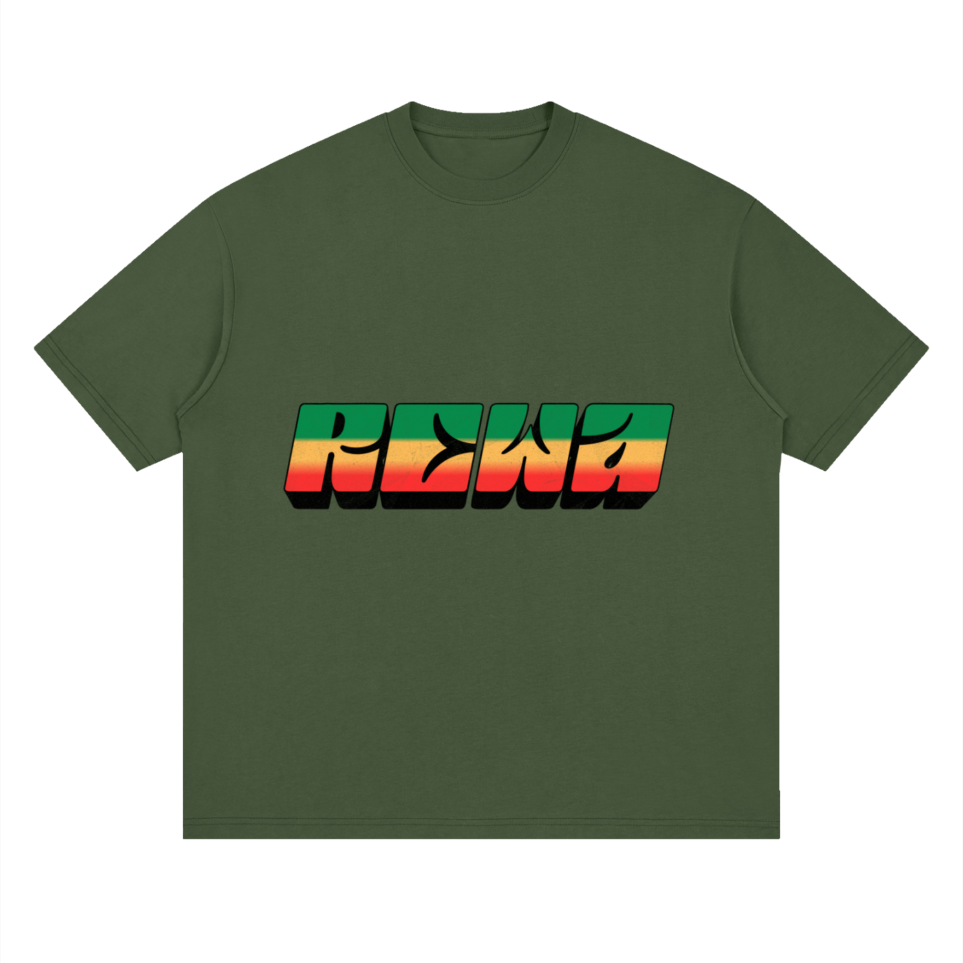 REWA - PROVINCIAL -Streetwear Loose Drop Shoulder T-Shirt