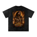 sovereignty - NEVER CEDED -Snow Washed Oversized Cotton T-Shirt