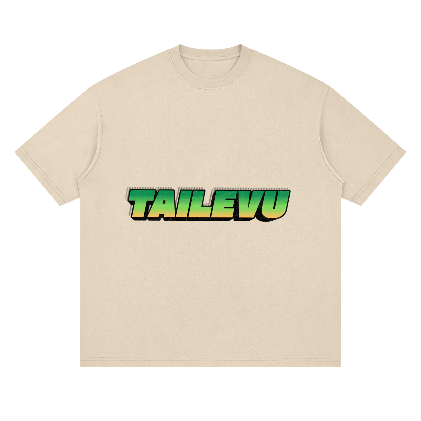 TAILEVU - PROVINCIAL - Streetwear Loose Drop Shoulder T-Shirt