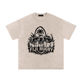 Fiji Rugby Snow Washed Oversized Cotton T-Shirt