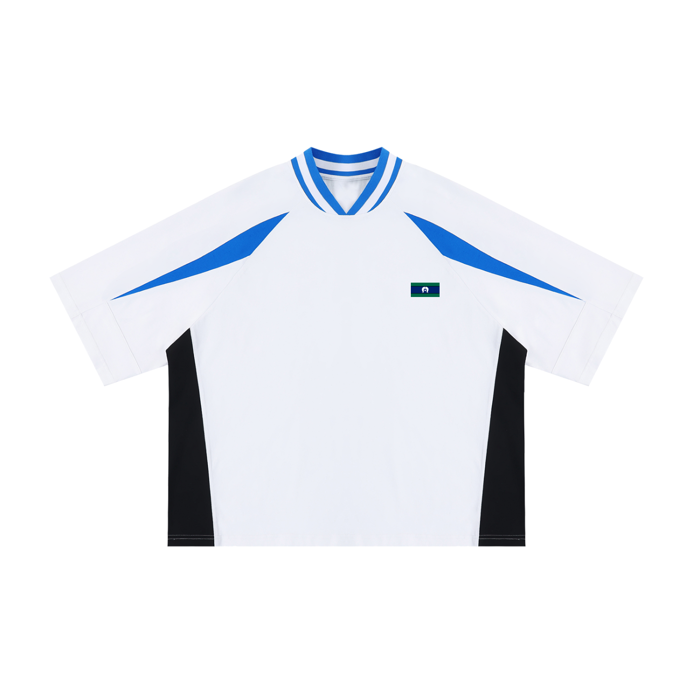 Torres Strait Unisex Oversized Color Block V-Neck T-Shirt