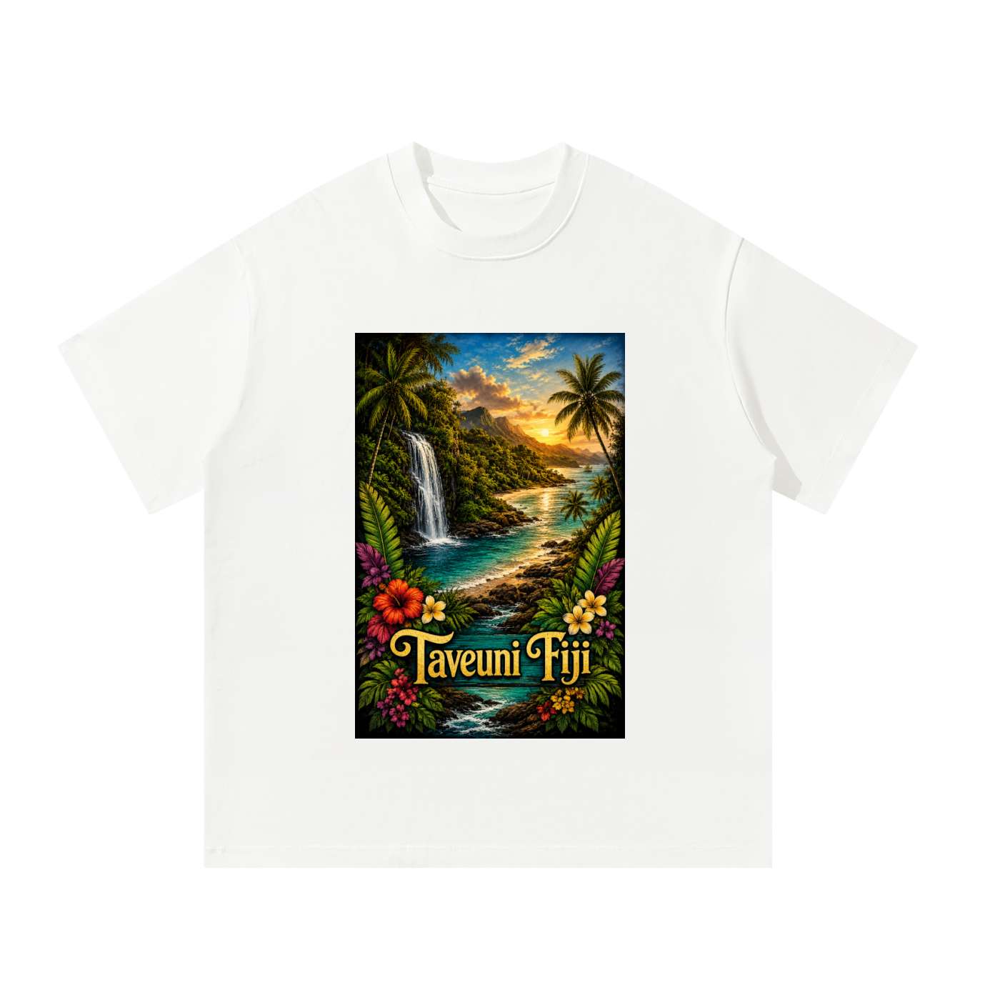 Taveuni Landscape Unisex Oversized T-Shirt