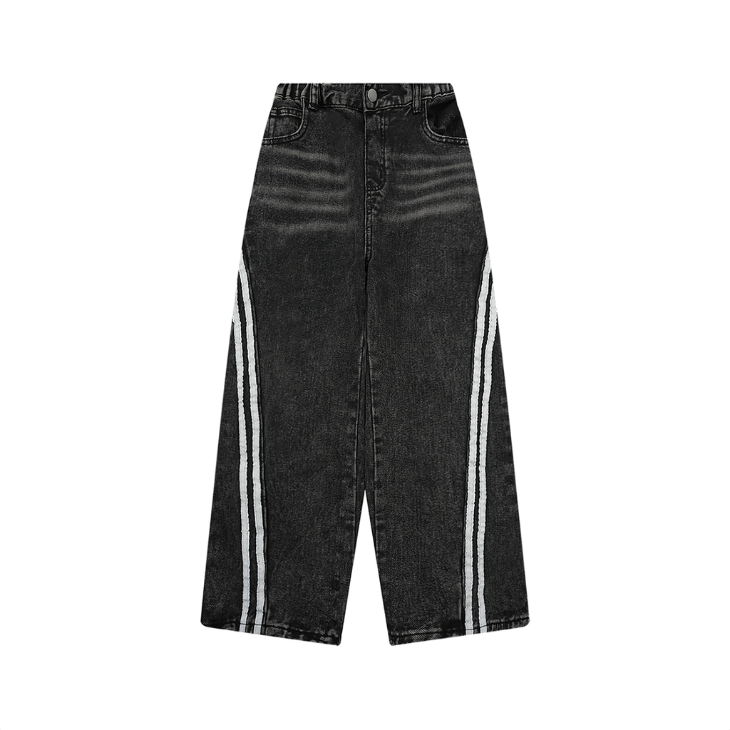Kid’s Vintage Wash Side Stripe Jeans
