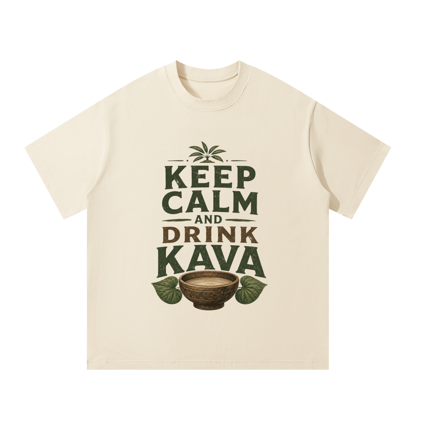 Keep Calm and Drink Kava - Unisex Oversized T-Shirt
