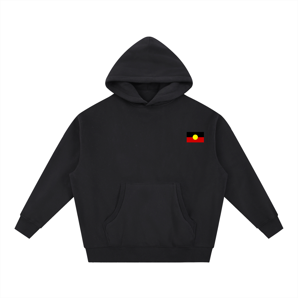 NEVER CEDED Thick Fit Fleece Hoodie
