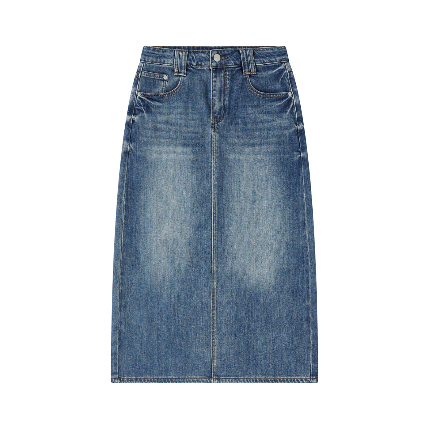 Women’s Vintage Wash Denim Skirt