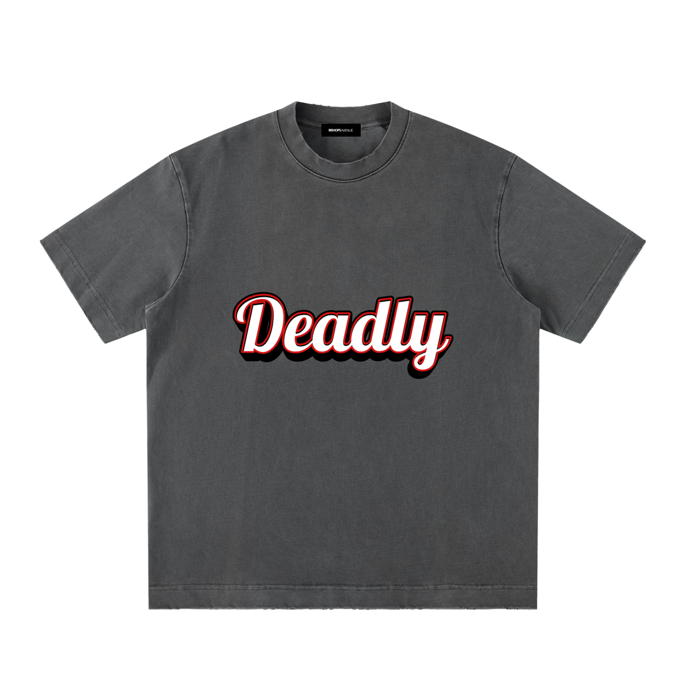 Heavyweight Vintage Washed Frayed T-Shirt