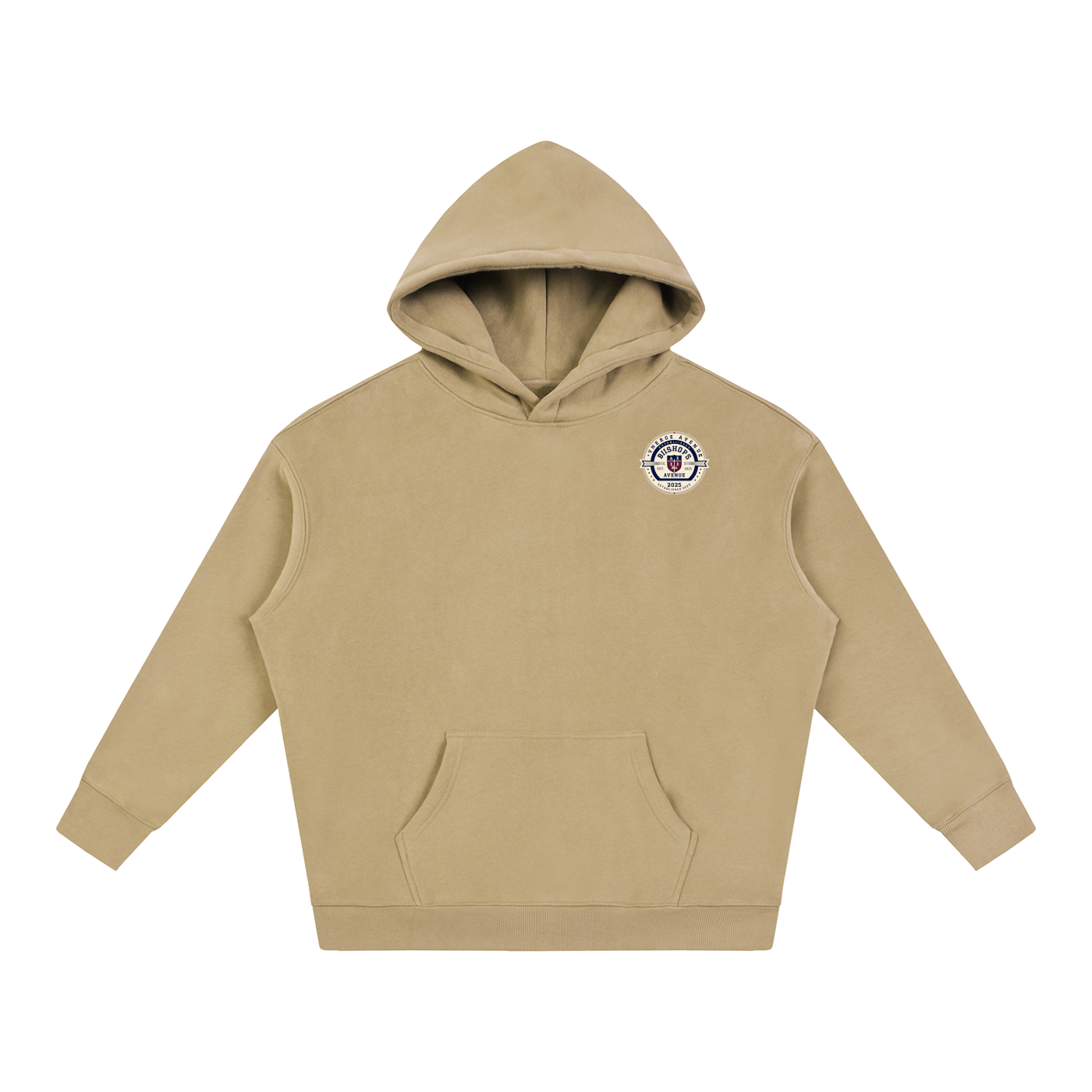 Bishops Uni Badge Oversize Fleeced Hoodie