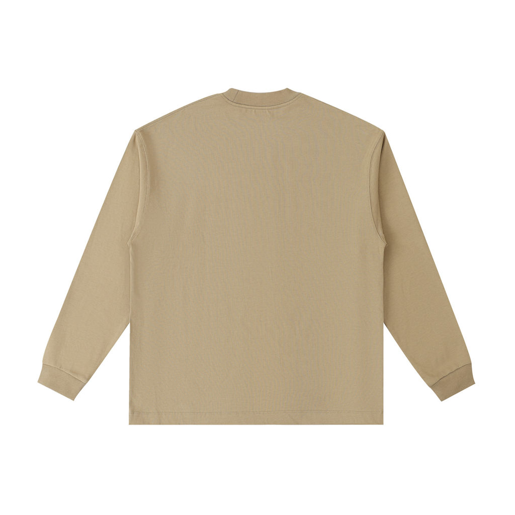 YURA Monochrome Essential Cotton Long Sleeve T-Shirt