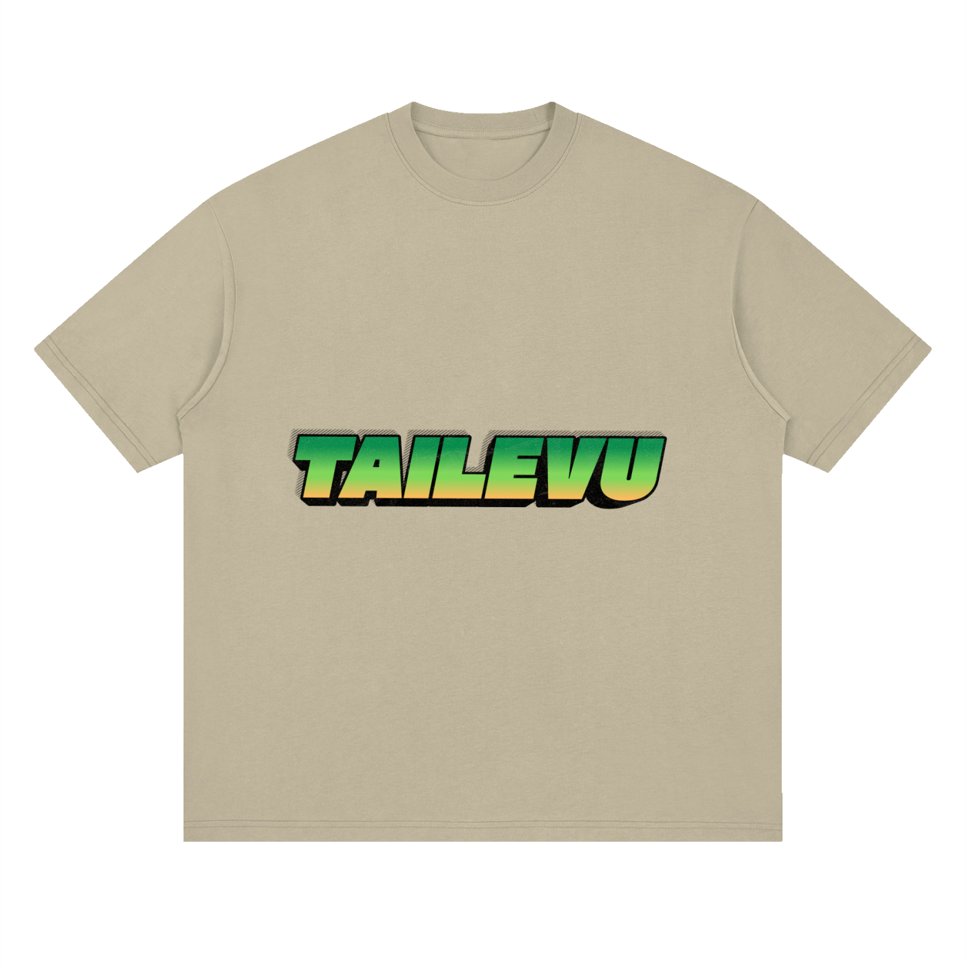 TAILEVU - PROVINCIAL - Streetwear Loose Drop Shoulder T-Shirt