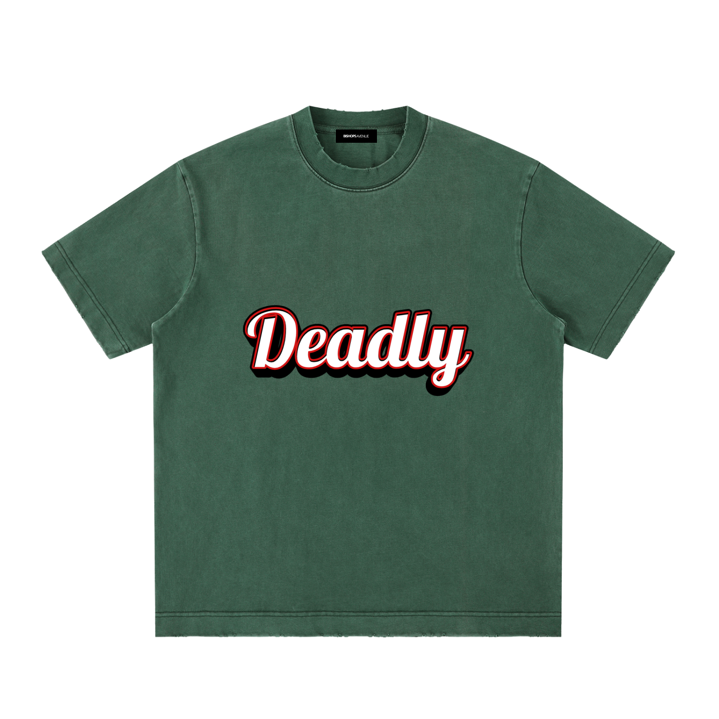 Heavyweight Vintage Washed Frayed T-Shirt
