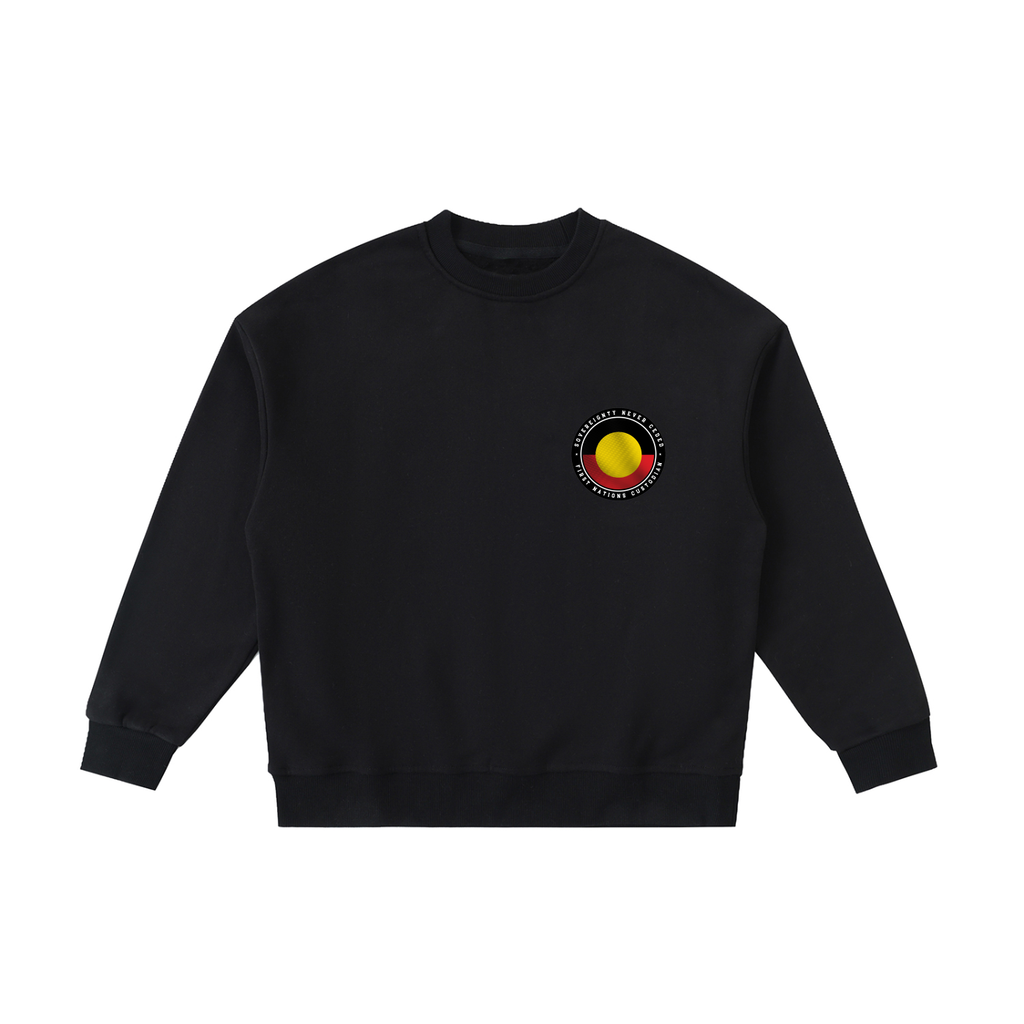 NEVER CEDED Essential Fleece Kids' Crewneck Sweatshirt