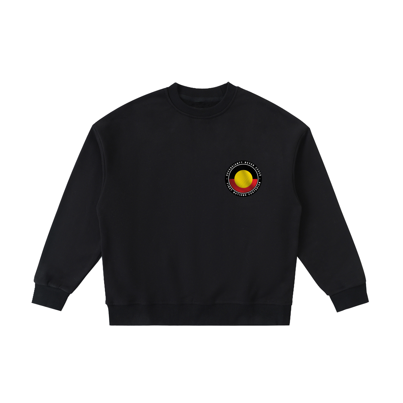 NEVER CEDED Essential Fleece Kids' Crewneck Sweatshirt